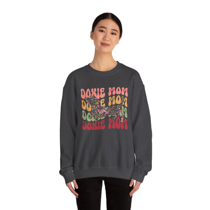 Dachshund Mom Sweatshirt, Dog Lover Gift, Funny Weiner Dog Jumper, Classic Sausage Dog Crewneck, Pet Owner Apparel Doxie