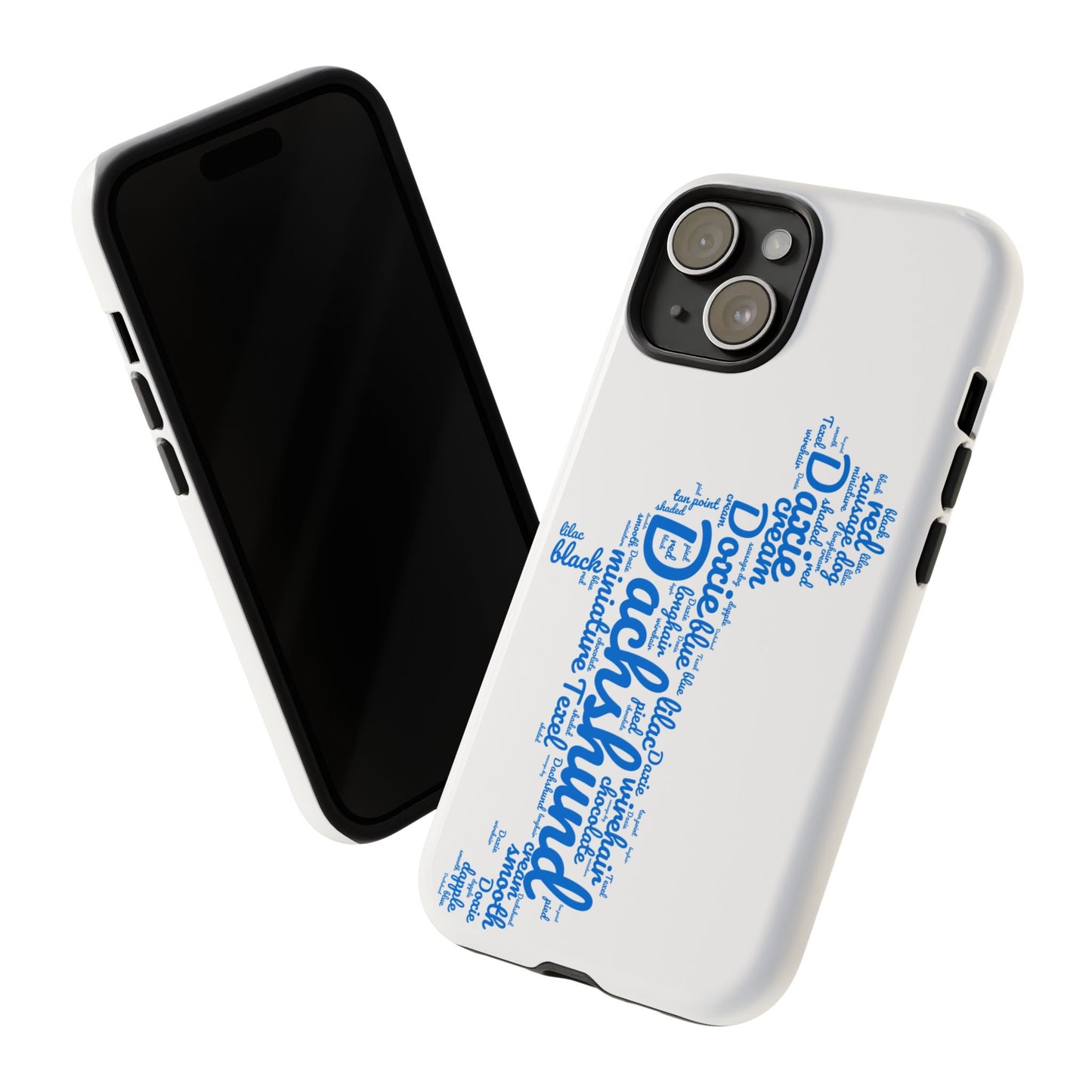 Type Subway Vibrant Dachshund Words Phone Case - Dog Apple Pixel Galaxy