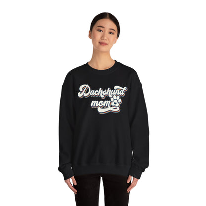 Dachshund Mom Sweatshirt, Dog Lover Gift, Funny Weiner Dog Jumper, Classic Sausage Dog Crewneck, Pet Owner Apparel