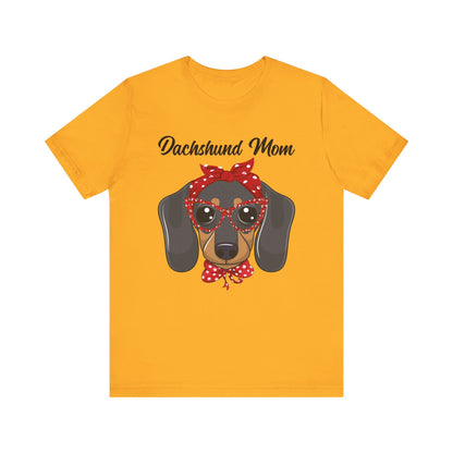 Adorable Dachshund Doxie Mama Tee #4