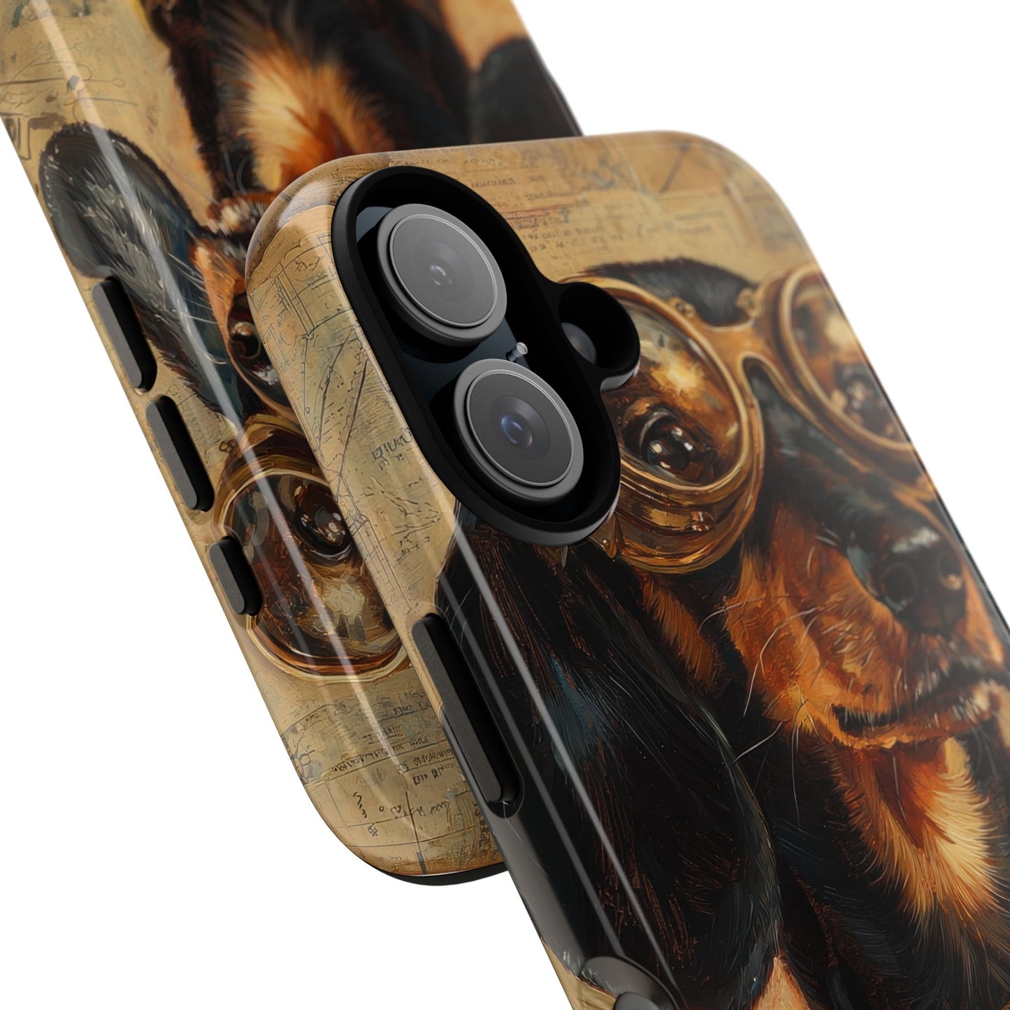 Steam Punk Dachshund Mens Phone Case - Dog Apple Pixel Galaxy