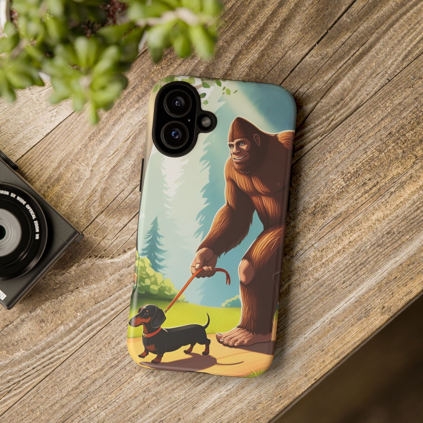 Big Foot Walking Dachshund Phone Case - Dog Apple Pixel Galaxy