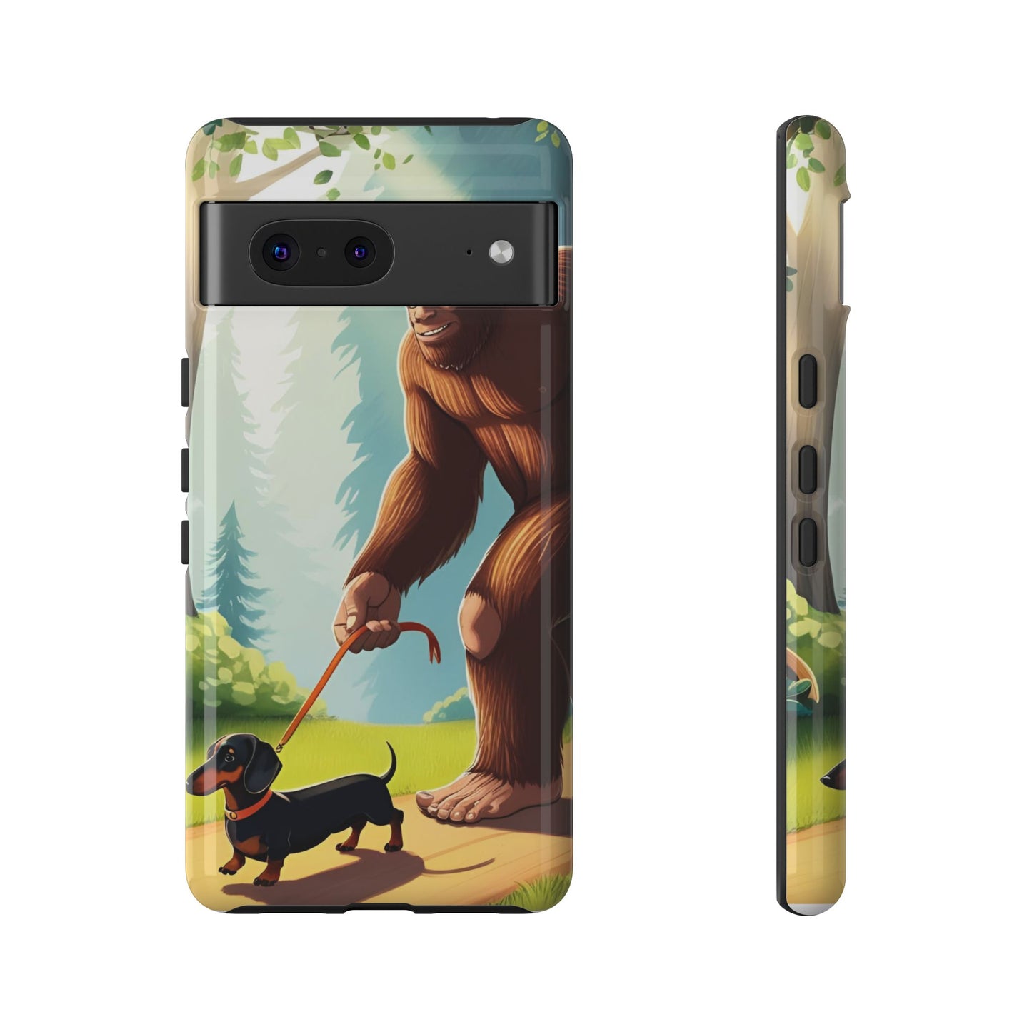 Big Foot Walking Dachshund Phone Case - Dog Apple Pixel Galaxy