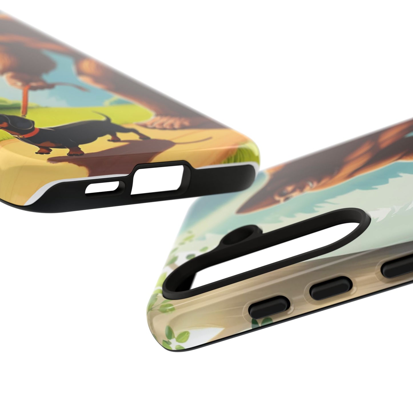 Big Foot Walking Dachshund Phone Case - Dog Apple Pixel Galaxy