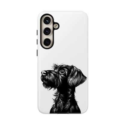 Simple Wire Haired Dachshund Mens Phone Case - Dog Apple Pixel Galaxy