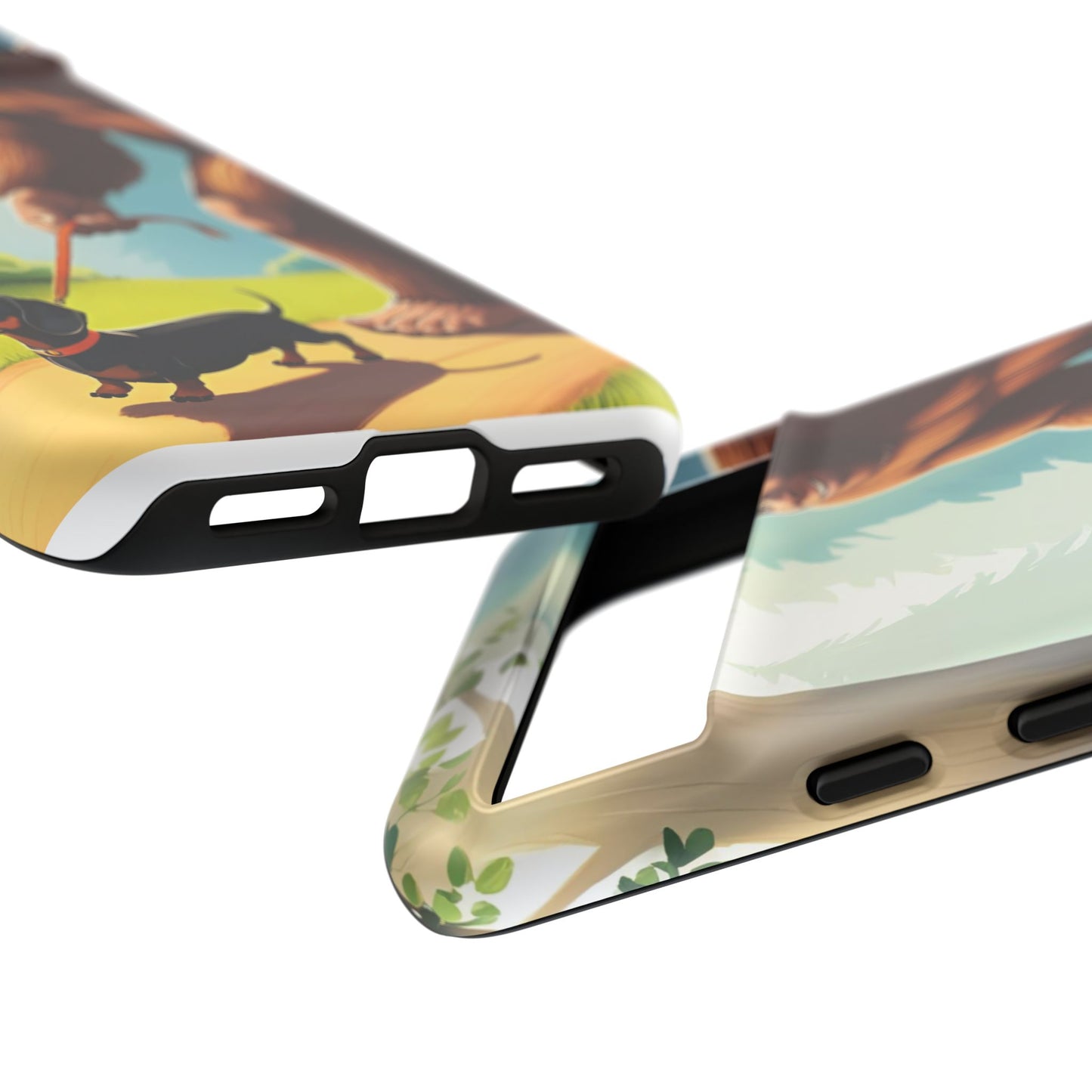 Big Foot Walking Dachshund Phone Case - Dog Apple Pixel Galaxy