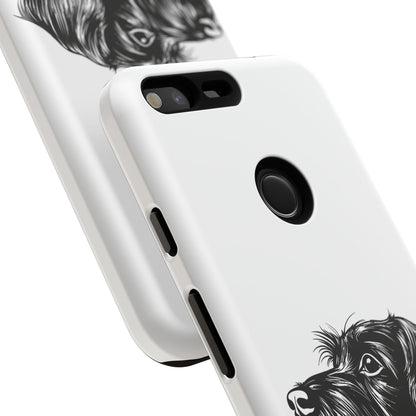 Simple Wire Haired Dachshund Mens Phone Case - Dog Apple Pixel Galaxy