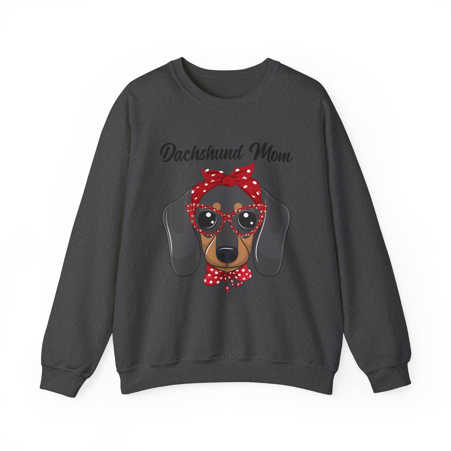 Dachshund Mom Sweatshirt, Dog Lover Gift, Funny Weiner Dog Jumper, Classic Sausage Dog Crewneck, Pet Owner Apparel Doxie