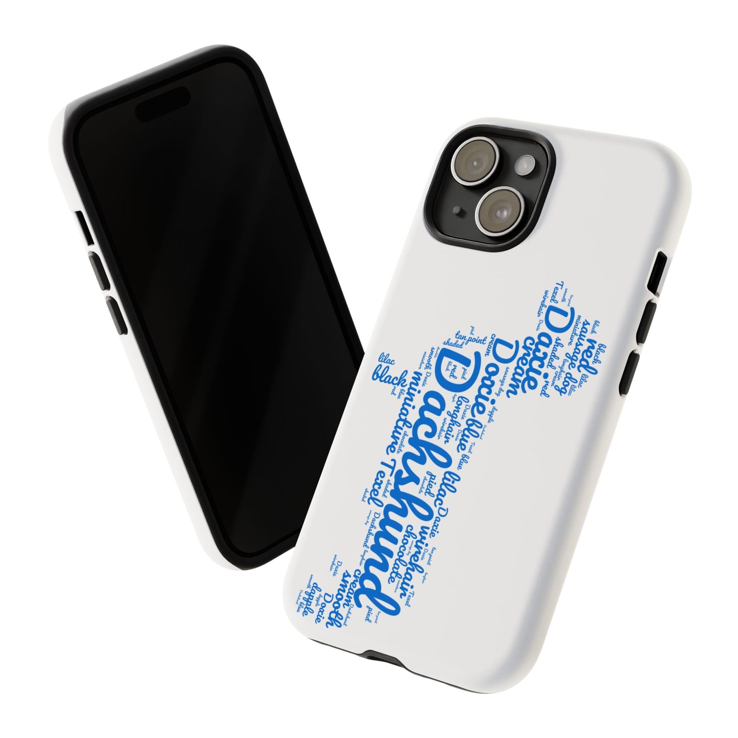 Type Subway Vibrant Dachshund Words Phone Case - Dog Apple Pixel Galaxy