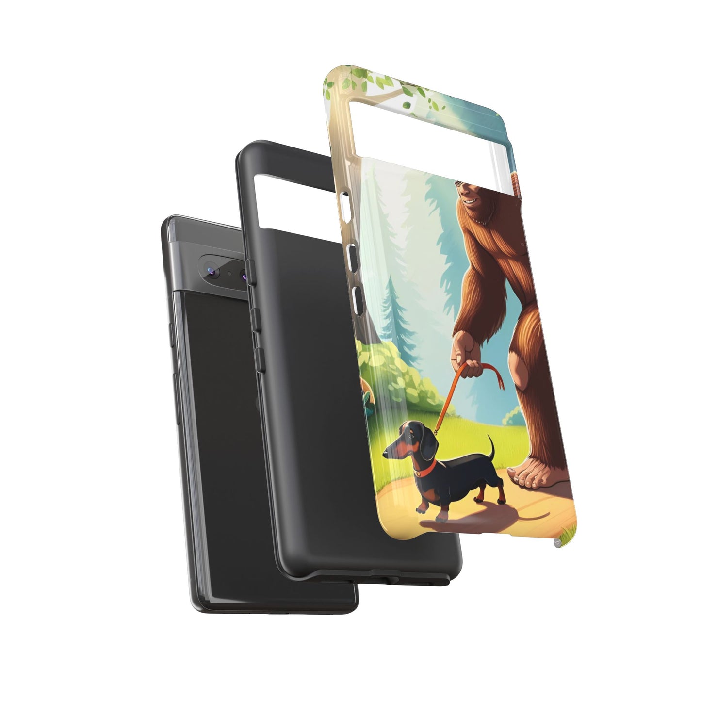 Big Foot Walking Dachshund Phone Case - Dog Apple Pixel Galaxy