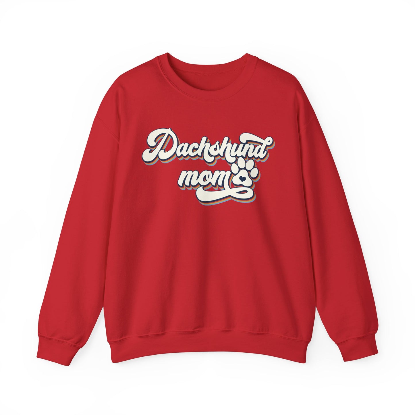 Dachshund Mom Sweatshirt, Dog Lover Gift, Funny Weiner Dog Jumper, Classic Sausage Dog Crewneck, Pet Owner Apparel