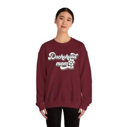Dachshund Mom Sweatshirt, Dog Lover Gift, Funny Weiner Dog Jumper, Classic Sausage Dog Crewneck, Pet Owner Apparel