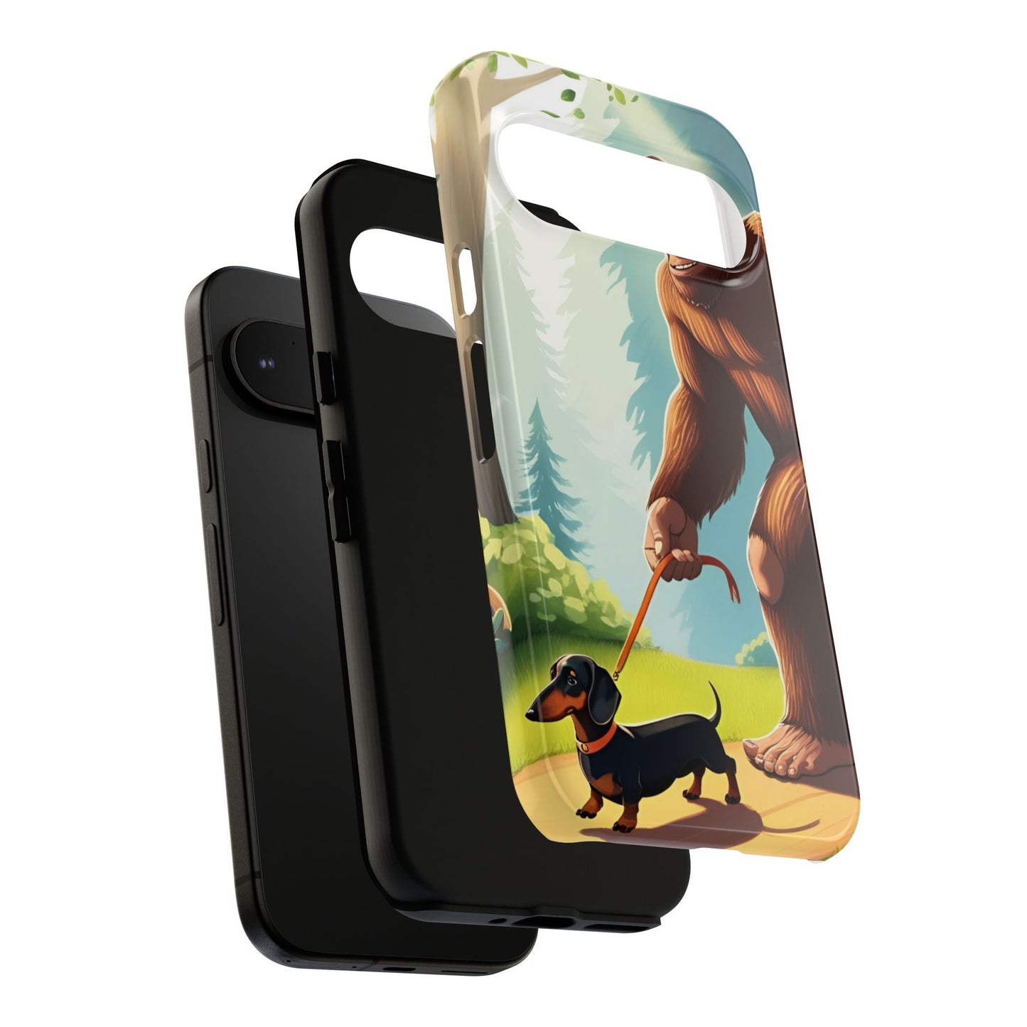 Big Foot Walking Dachshund Phone Case - Dog Apple Pixel Galaxy
