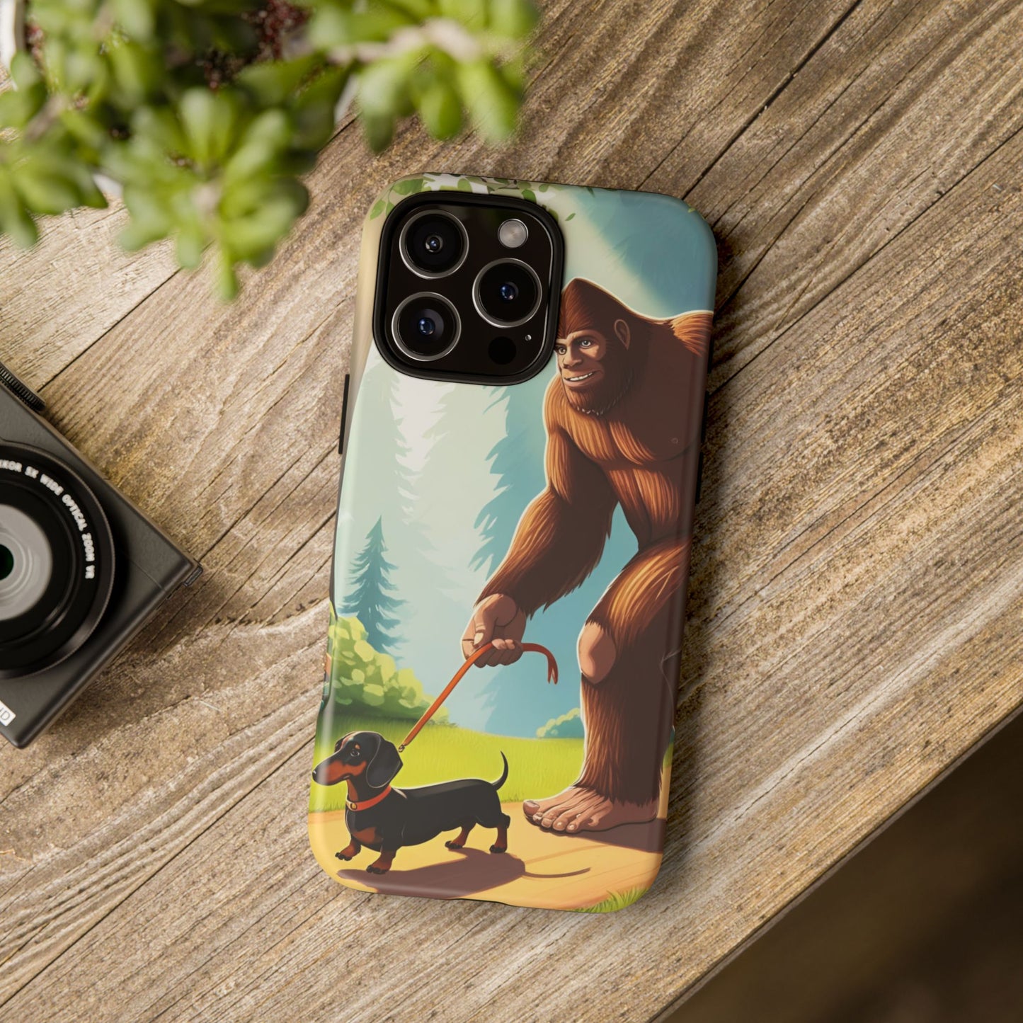 Big Foot Walking Dachshund Phone Case - Dog Apple Pixel Galaxy