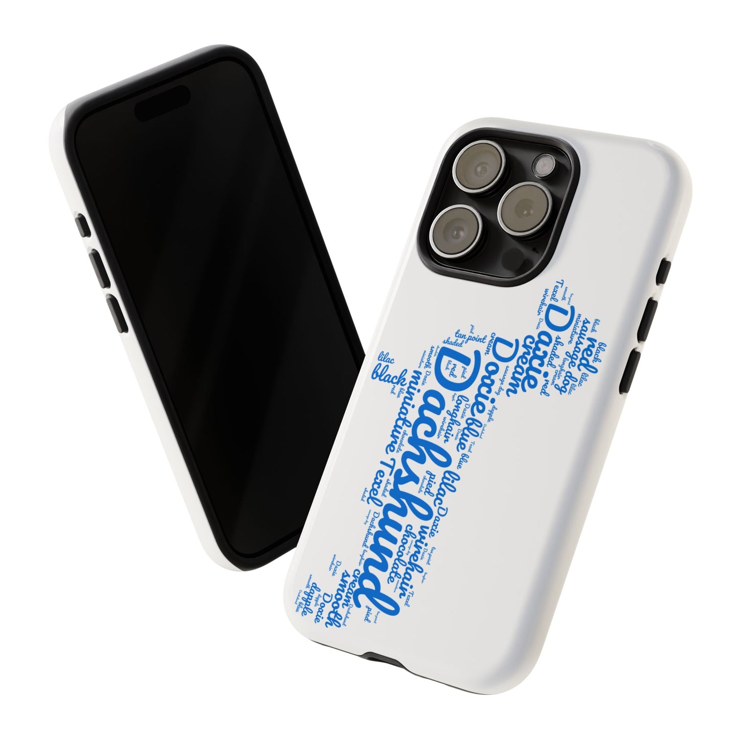 Type Subway Vibrant Dachshund Words Phone Case - Dog Apple Pixel Galaxy