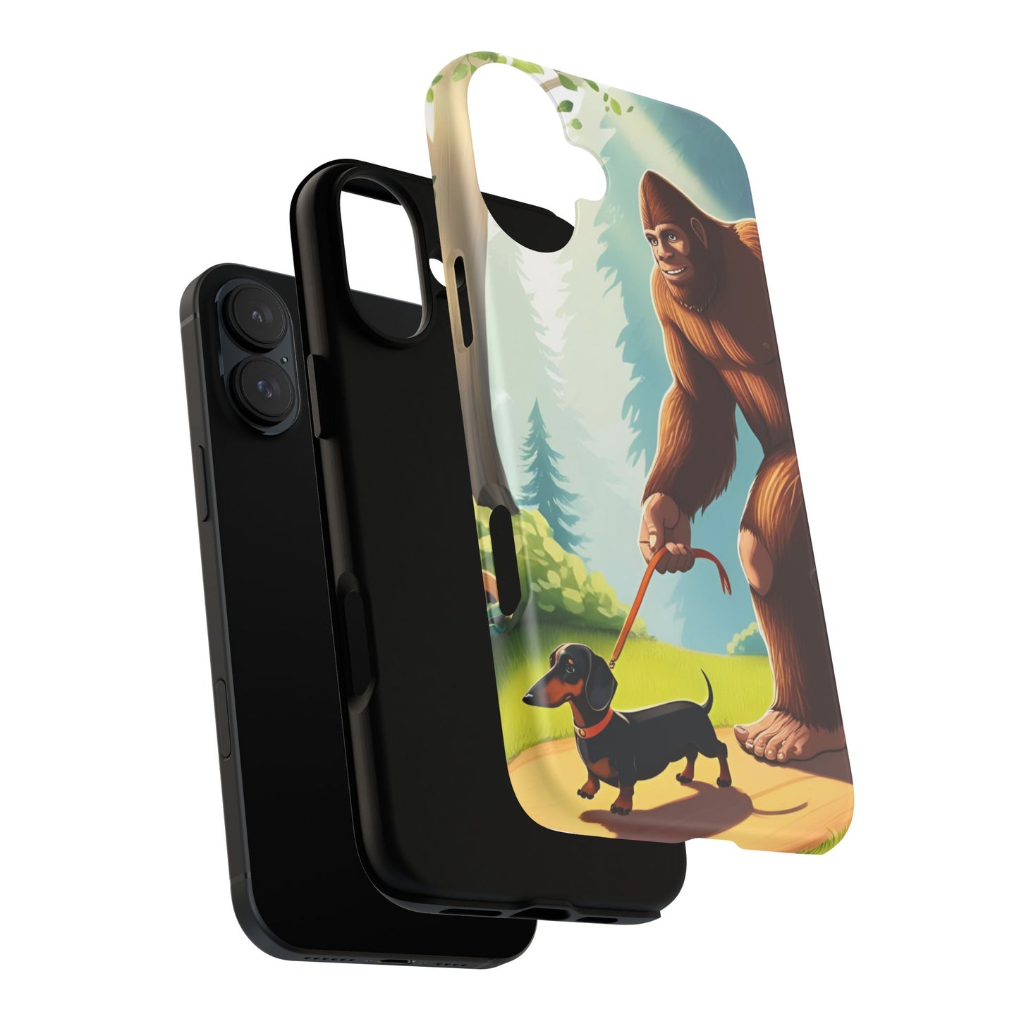 Big Foot Walking Dachshund Phone Case - Dog Apple Pixel Galaxy