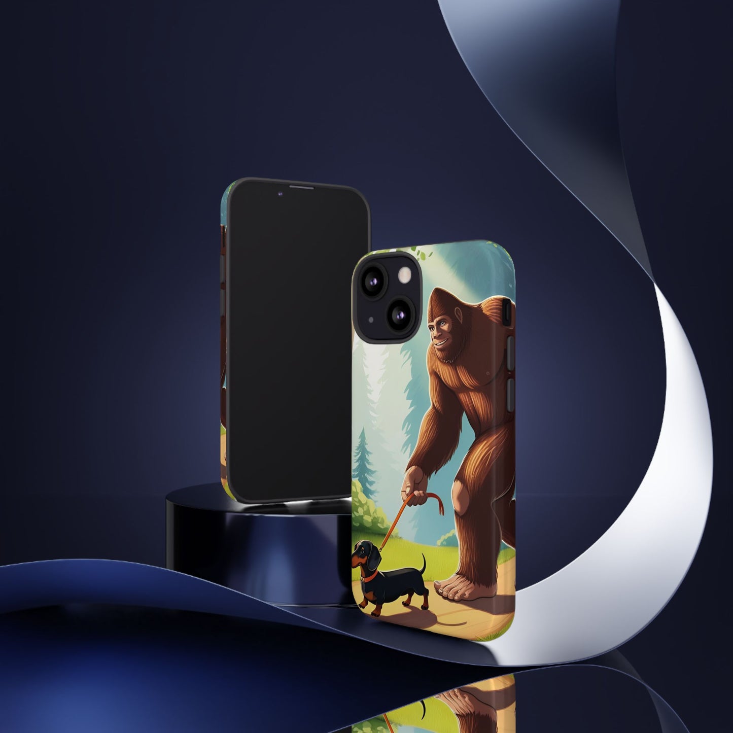 Big Foot Walking Dachshund Phone Case - Dog Apple Pixel Galaxy