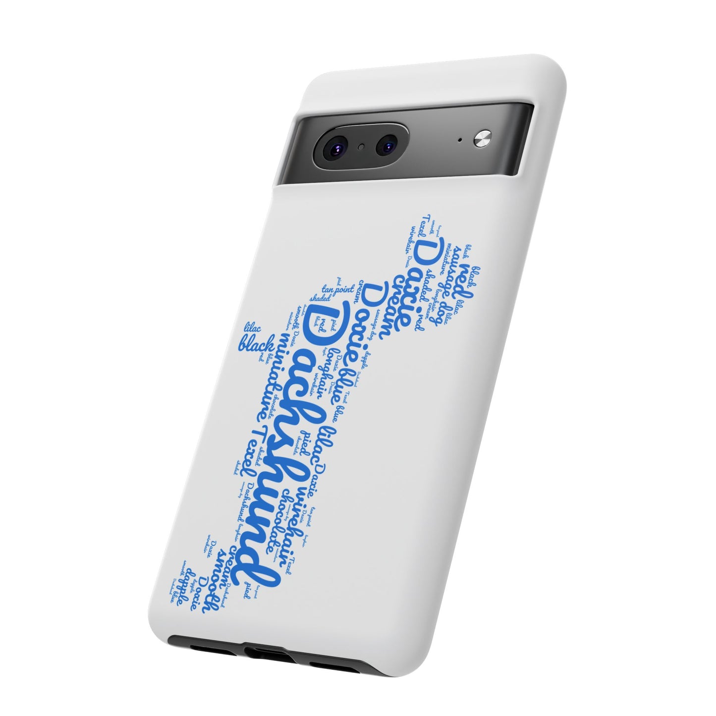 Type Subway Vibrant Dachshund Words Phone Case - Dog Apple Pixel Galaxy