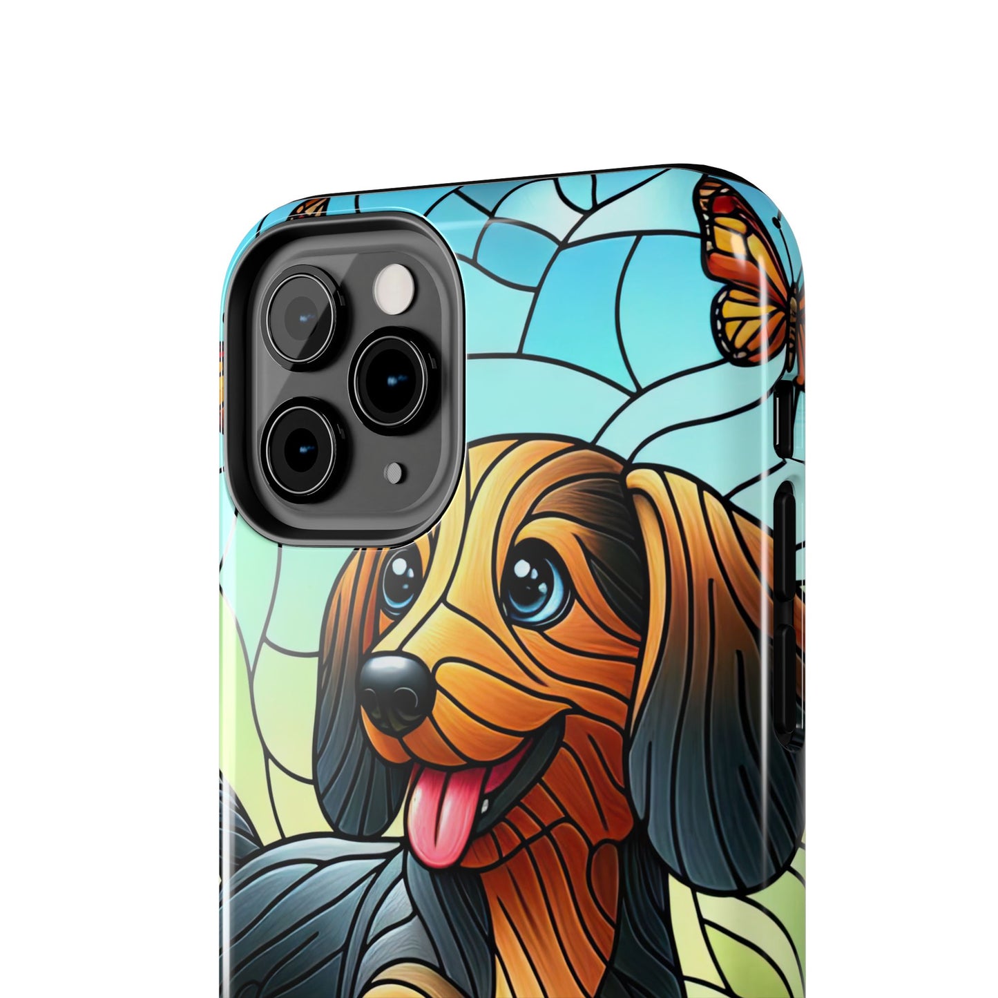 Cute Dachshund Phone Case, Dog Lover Gift, Tough Phone Cover, Pet Accessory,