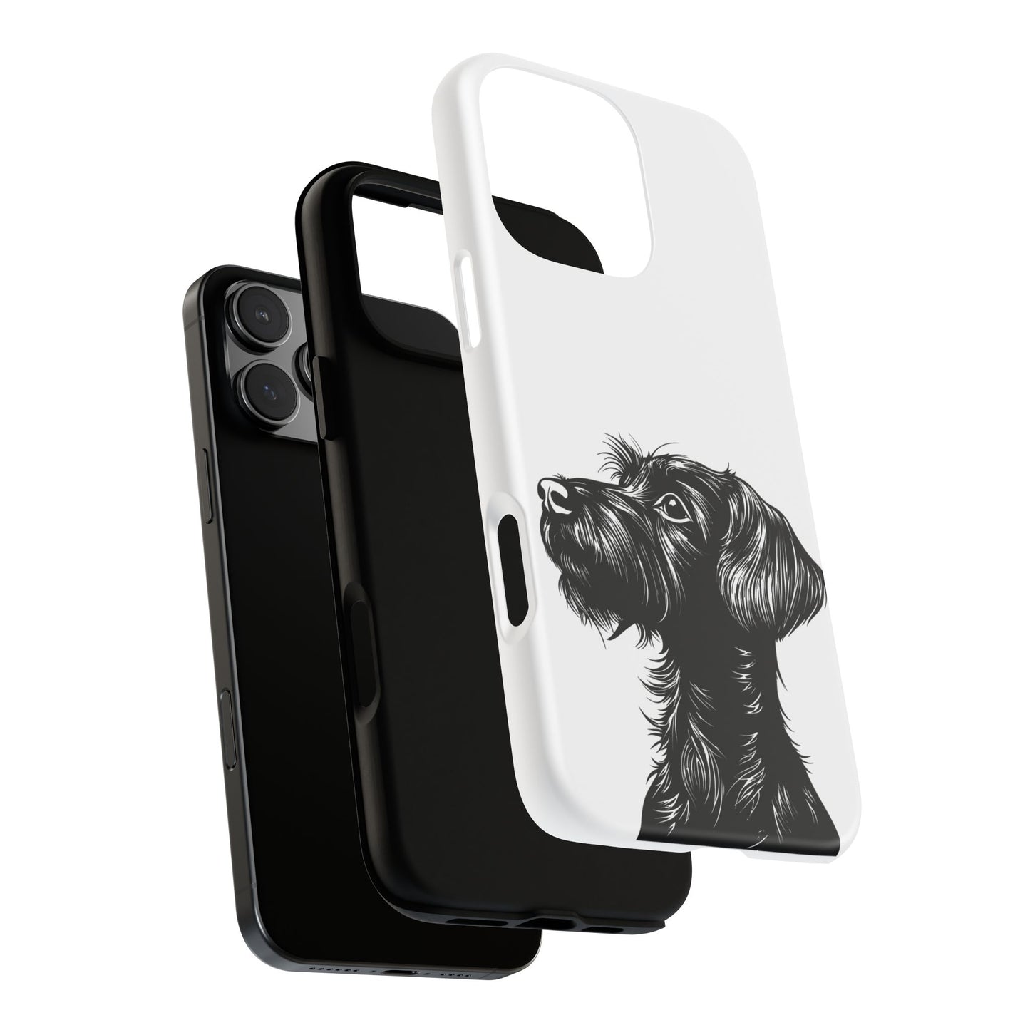 Simple Wire Haired Dachshund Mens Phone Case - Dog Apple Pixel Galaxy