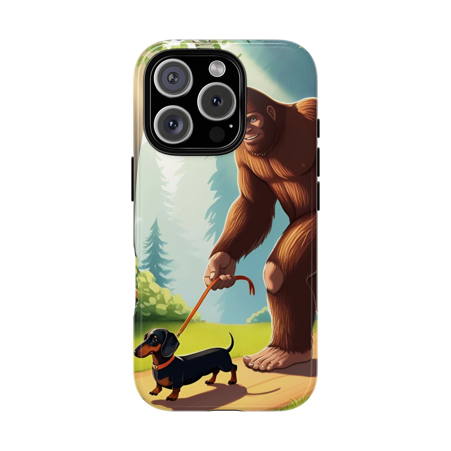 Big Foot Walking Dachshund Phone Case - Dog Apple Pixel Galaxy