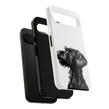 Simple Wire Haired Dachshund Mens Phone Case - Dog Apple Pixel Galaxy