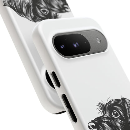 Simple Wire Haired Dachshund Mens Phone Case - Dog Apple Pixel Galaxy