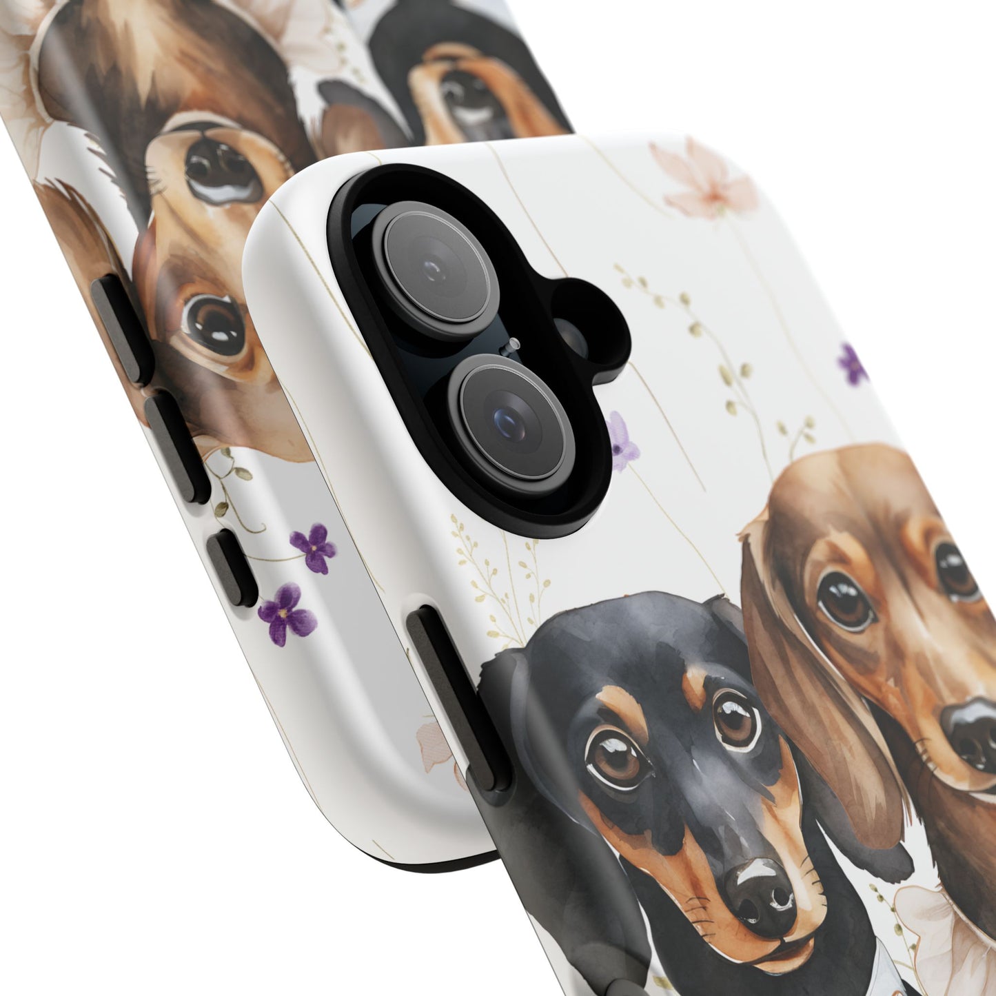 Wedding Dachshund Dog Phone Case - Bridal Gift Flower Girl Apple Pixel Galaxy