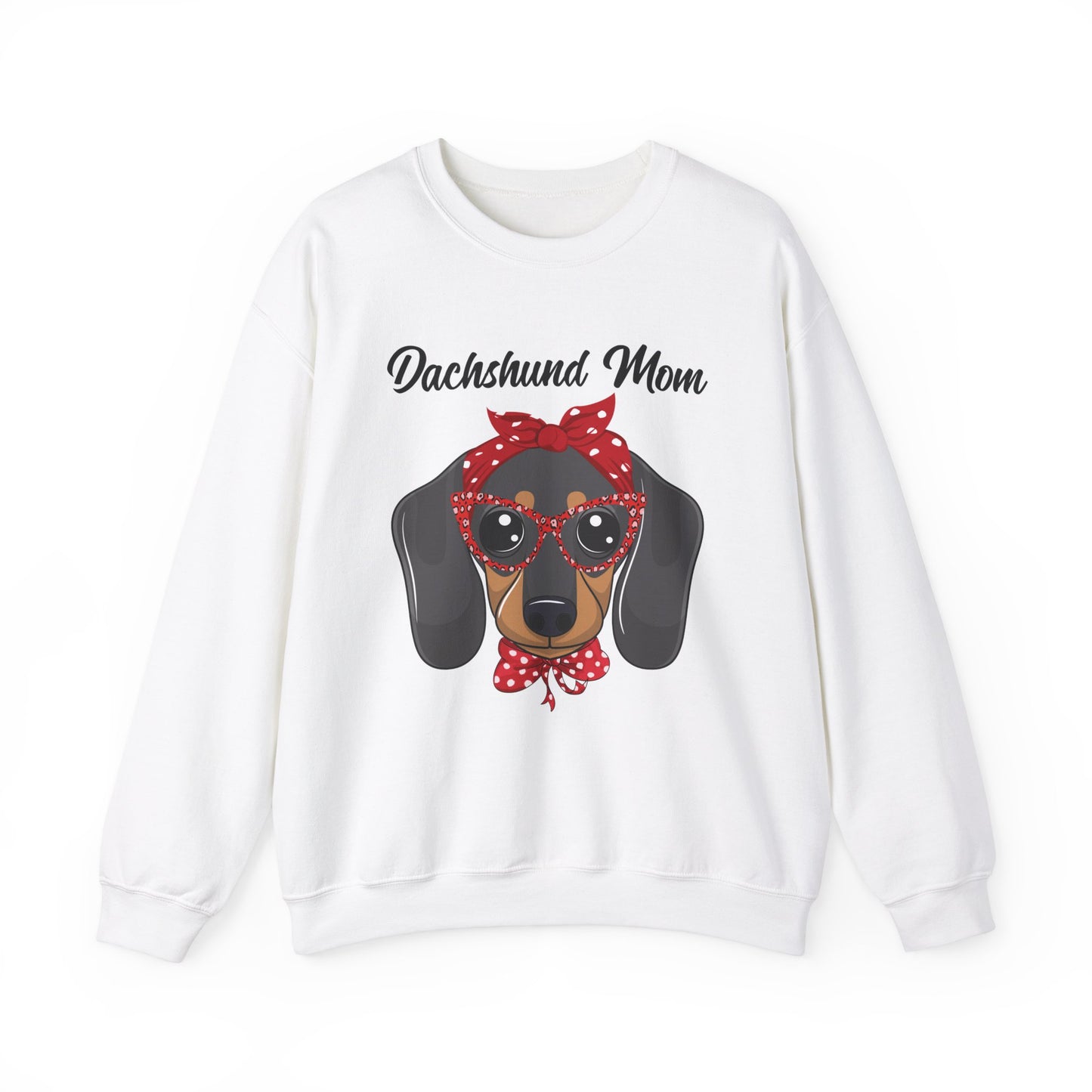 Dachshund Mom Sweatshirt, Dog Lover Gift, Funny Weiner Dog Jumper, Classic Sausage Dog Crewneck, Pet Owner Apparel Doxie
