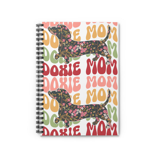 Dachshund Spiral Notebook - Ruled Line, Cute Dog Journal, Pet Lover Notepad, Lined Writing Pad, Animal Theme Diary Doxie Mom