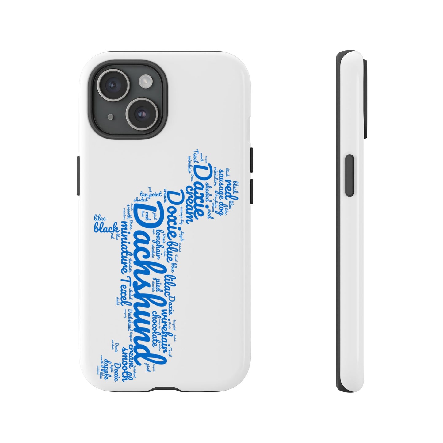 Type Subway Vibrant Dachshund Words Phone Case - Dog Apple Pixel Galaxy