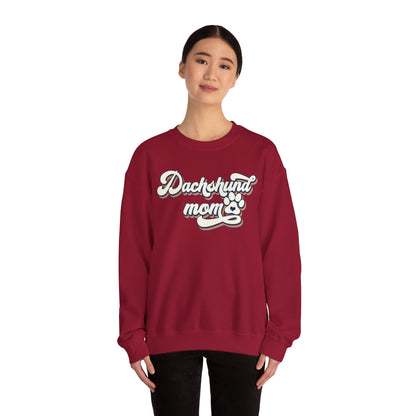 Dachshund Mom Sweatshirt, Dog Lover Gift, Funny Weiner Dog Jumper, Classic Sausage Dog Crewneck, Pet Owner Apparel