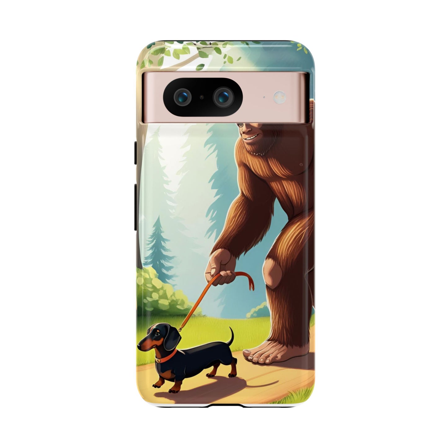 Big Foot Walking Dachshund Phone Case - Dog Apple Pixel Galaxy