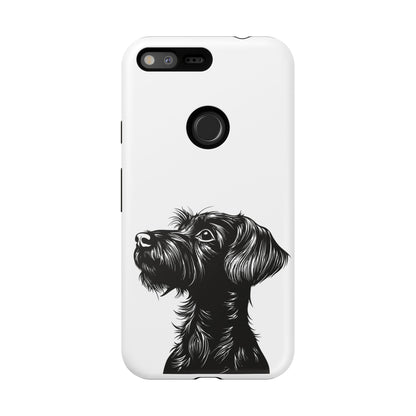 Simple Wire Haired Dachshund Mens Phone Case - Dog Apple Pixel Galaxy