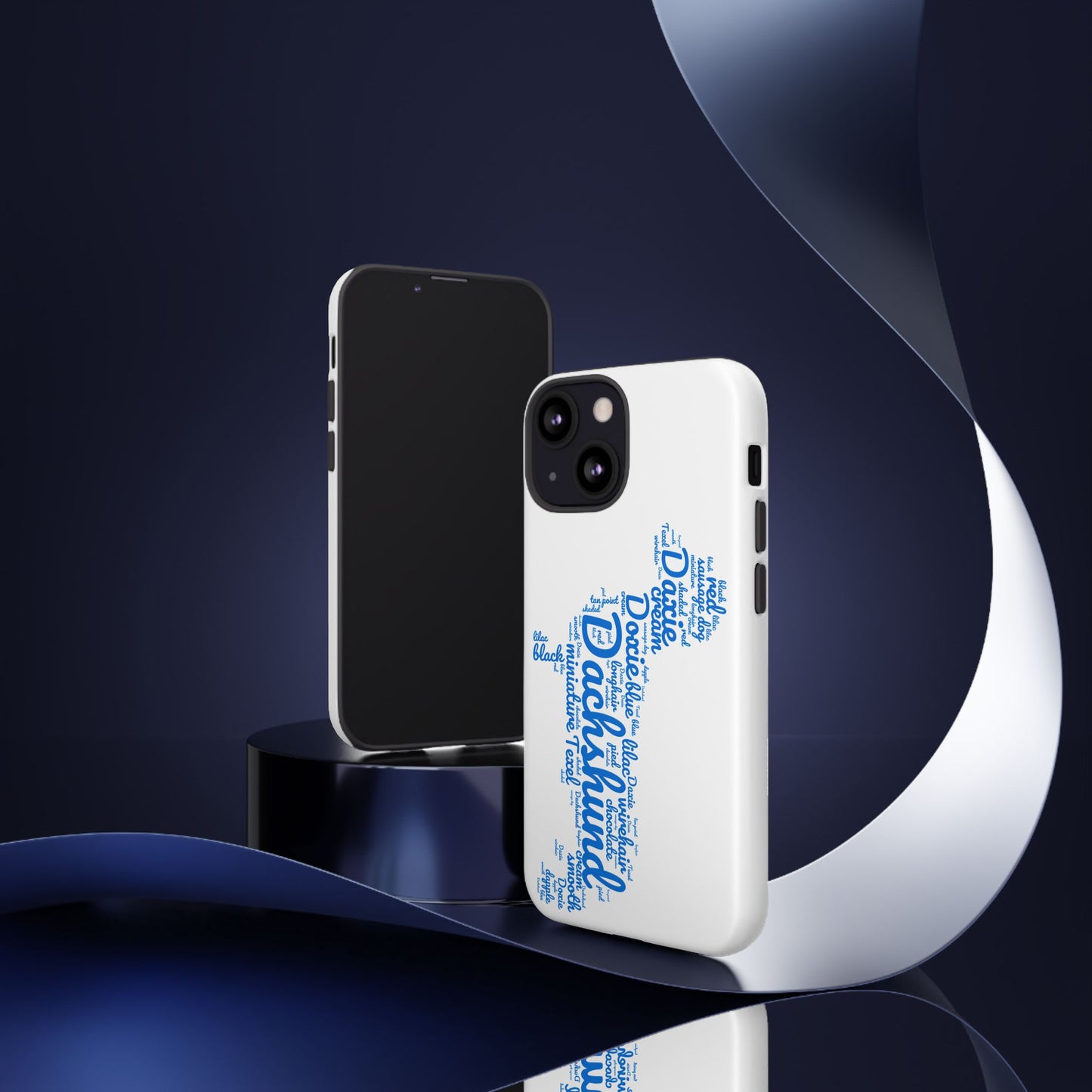 Type Subway Vibrant Dachshund Words Phone Case - Dog Apple Pixel Galaxy