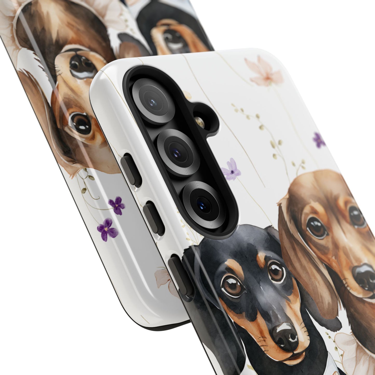 Wedding Dachshund Dog Phone Case - Bridal Gift Flower Girl Apple Pixel Galaxy