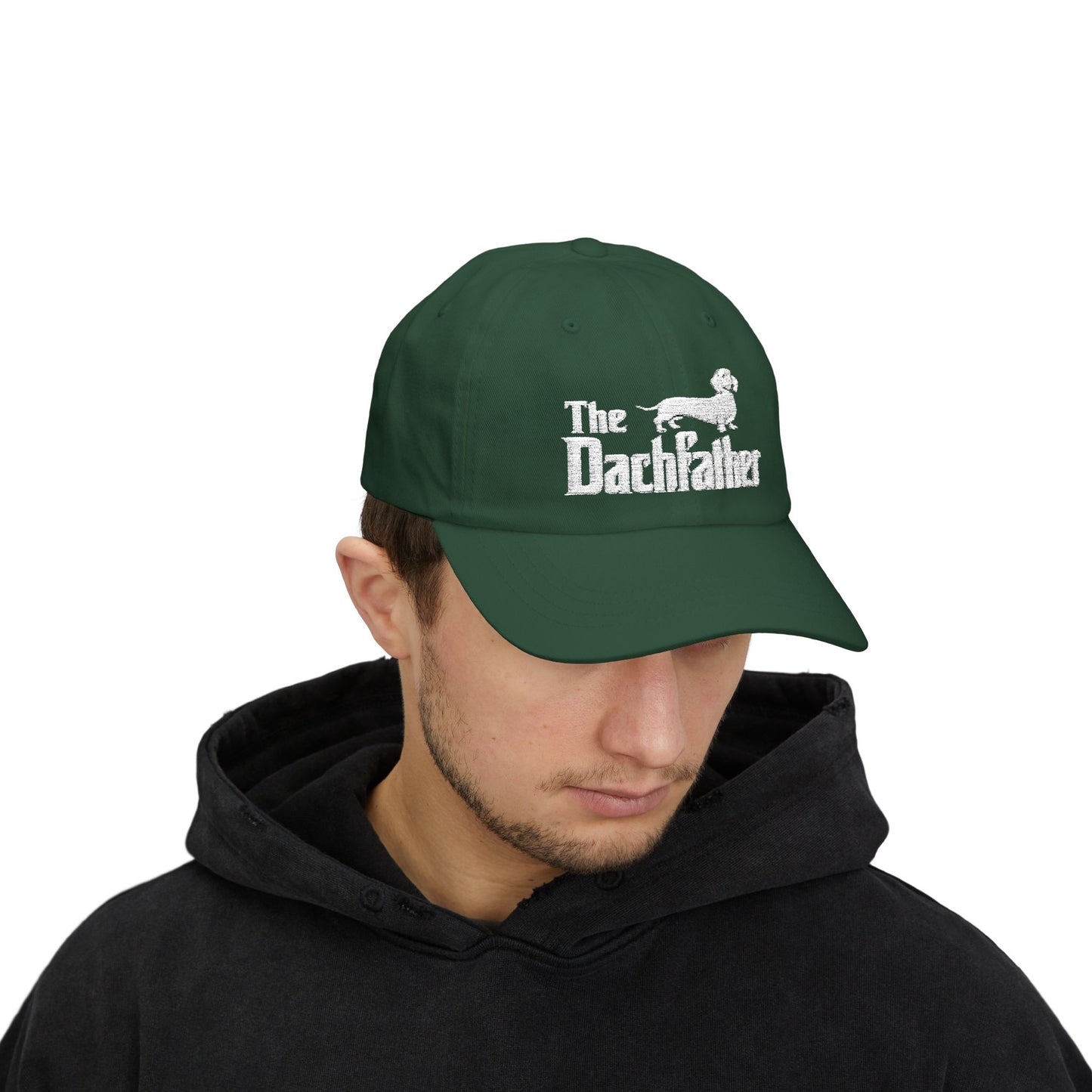 Dachshund Father Cap, Classic Dog Lover Hat, Pet Owner Gift, Stylish Outdoor Dachfather Doxie