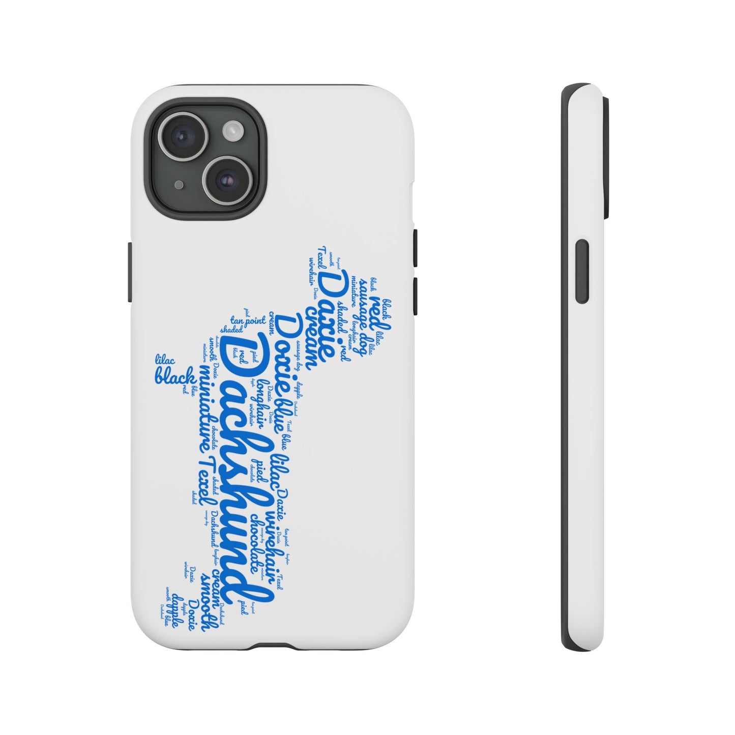 Type Subway Vibrant Dachshund Words Phone Case - Dog Apple Pixel Galaxy