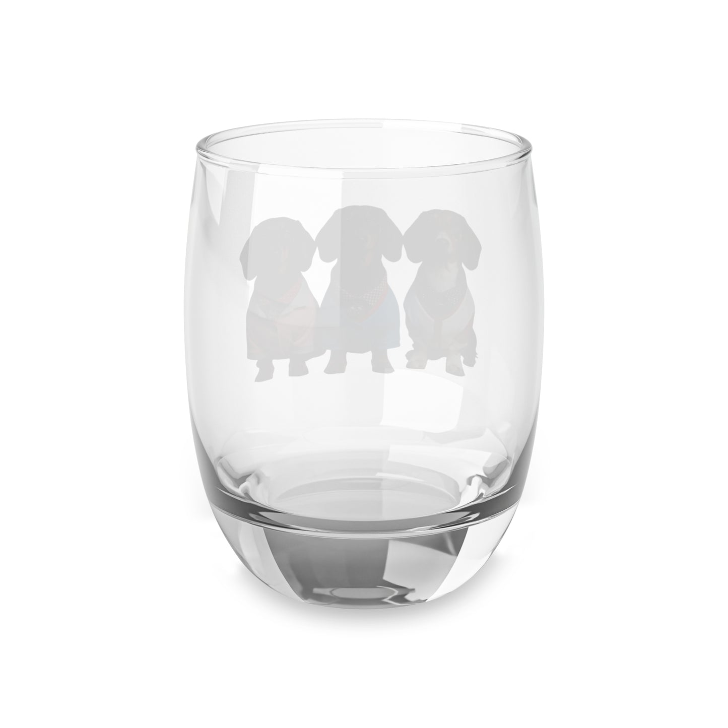 Three Dachshund Whiskey Glass, Dog Lover Gift, Cute Animal Barware, Unique Drinking