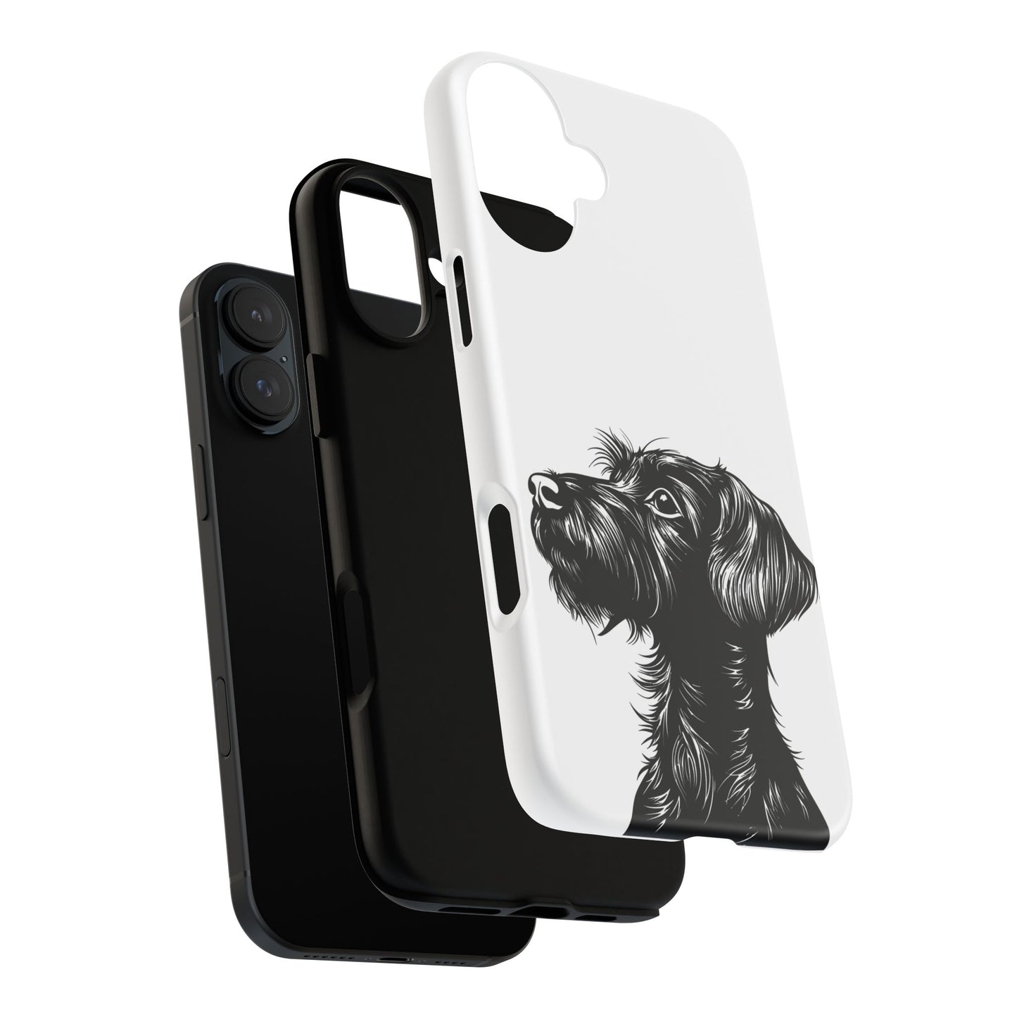 Simple Wire Haired Dachshund Mens Phone Case - Dog Apple Pixel Galaxy