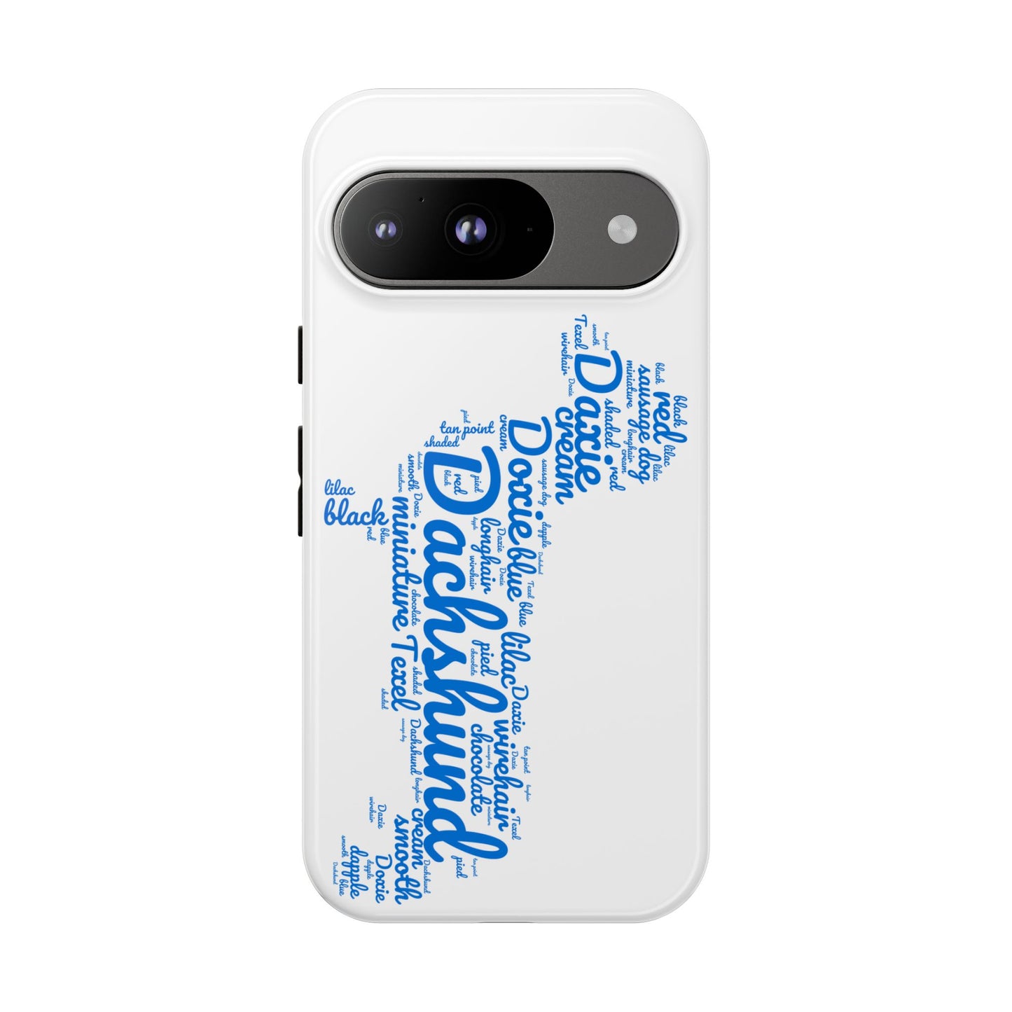 Type Subway Vibrant Dachshund Words Phone Case - Dog Apple Pixel Galaxy