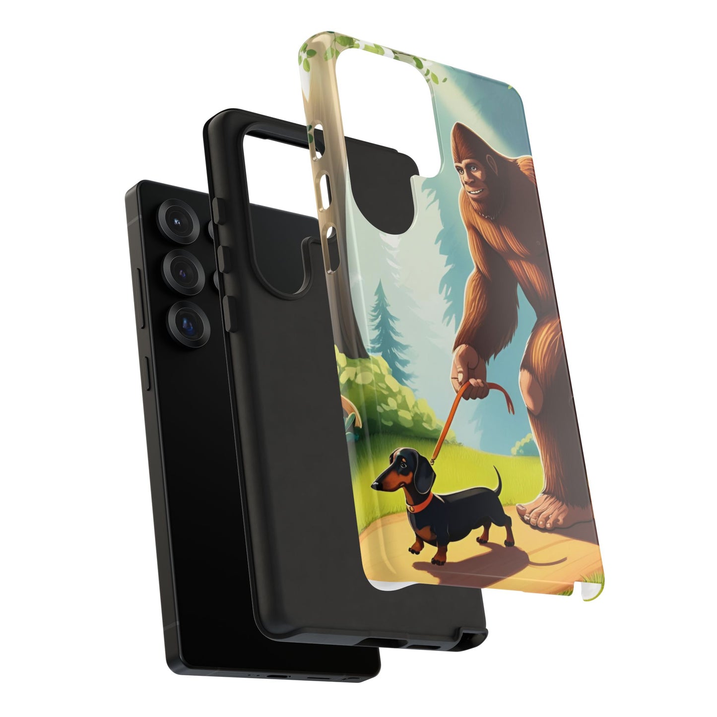 Big Foot Walking Dachshund Phone Case - Dog Apple Pixel Galaxy