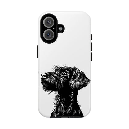 Simple Wire Haired Dachshund Mens Phone Case - Dog Apple Pixel Galaxy