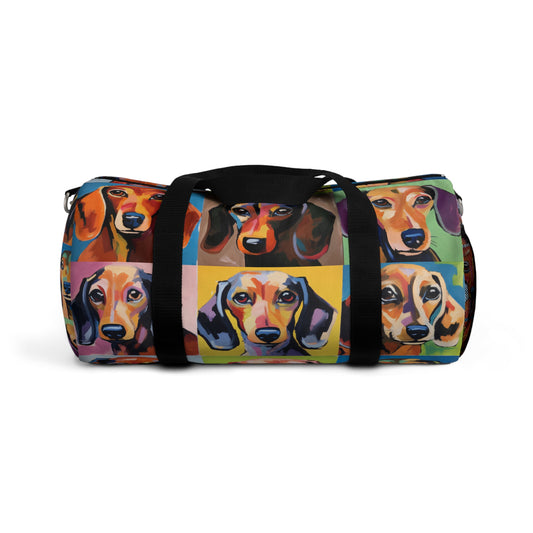 Pop Art Dachshund Duffel Bag