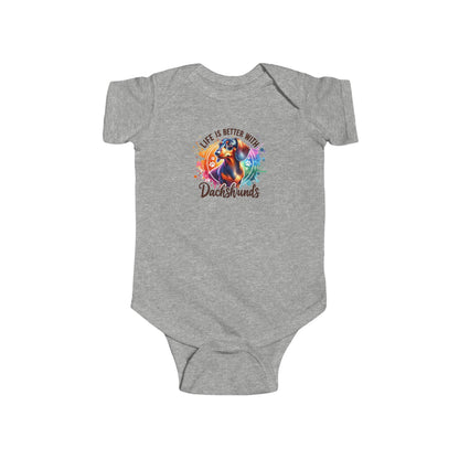 Infant Fine Jersey Bodysuit Paint Splash