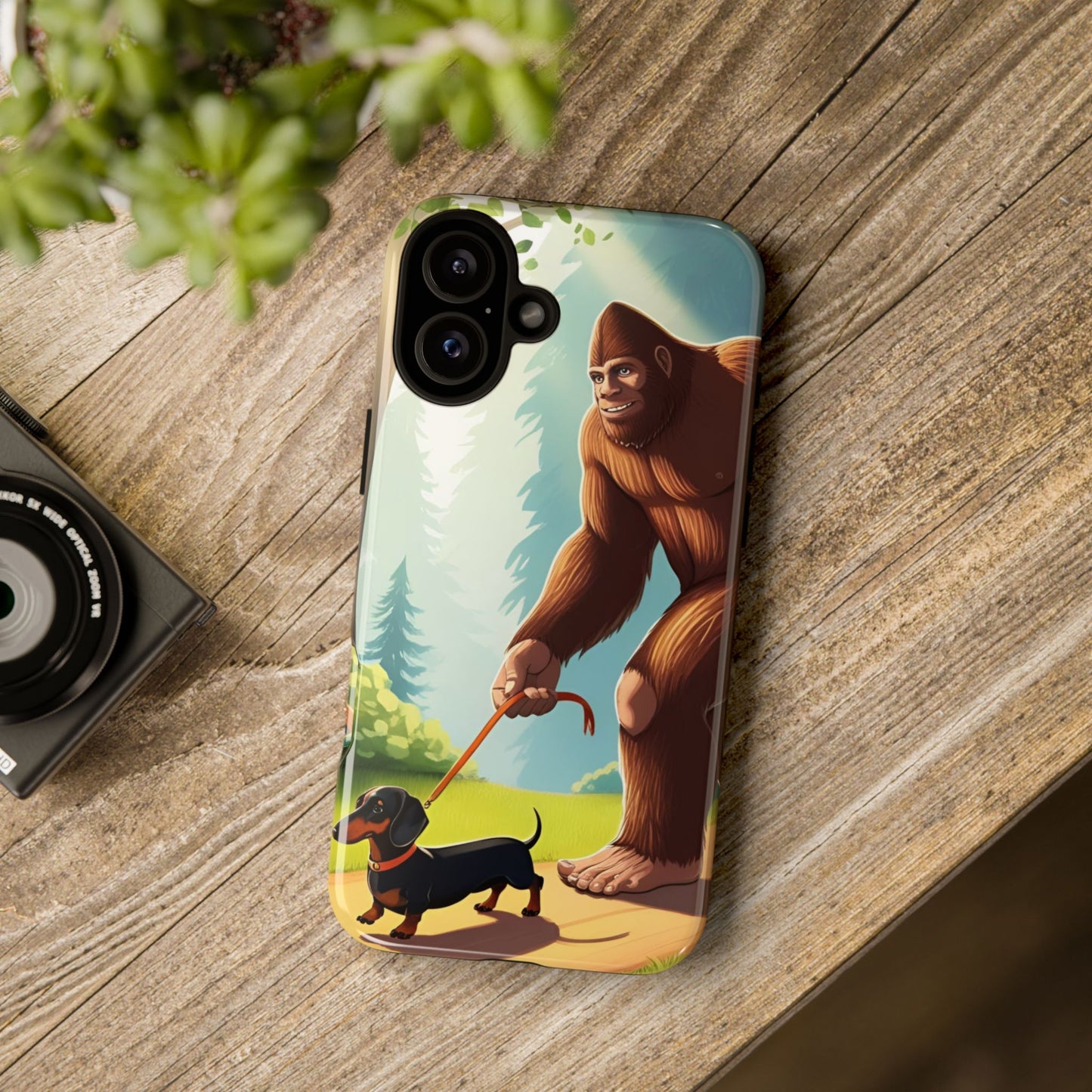 Big Foot Walking Dachshund Phone Case - Dog Apple Pixel Galaxy