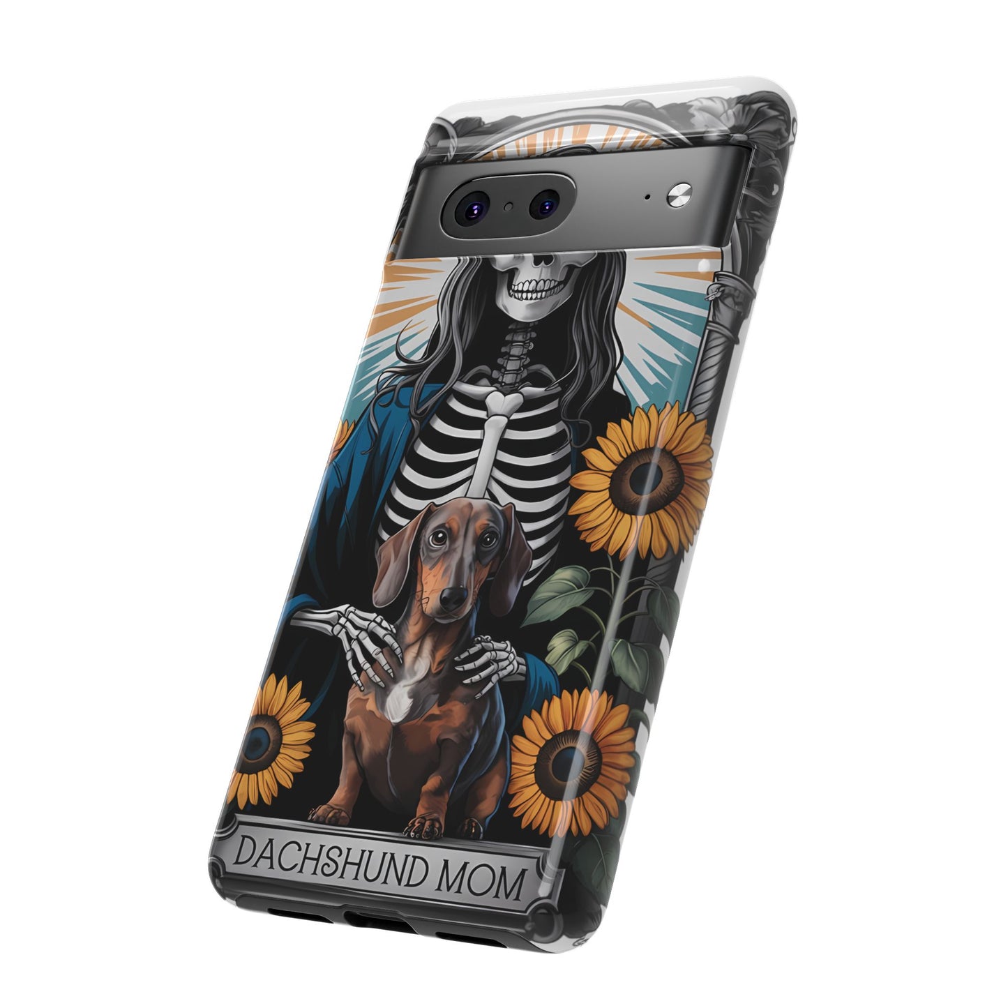 Tarot Card Dachshund Mom Phone Case - Dog Apple Pixel Galaxy