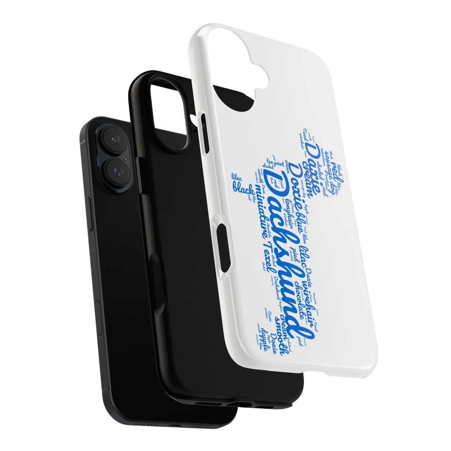 Type Subway Vibrant Dachshund Words Phone Case - Dog Apple Pixel Galaxy