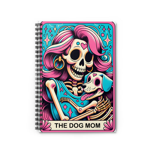 Dog Mom Themed Spiral Notebook Perfect for Dog Lovers, Journaling, School Dachshund