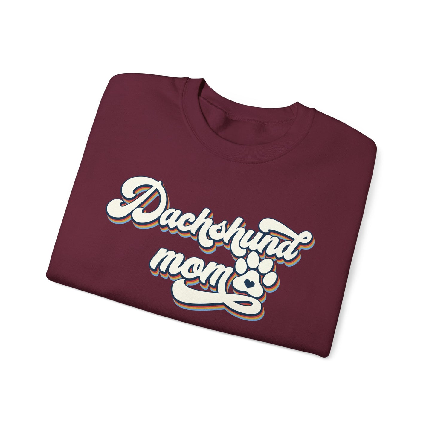 Dachshund Mom Sweatshirt, Dog Lover Gift, Funny Weiner Dog Jumper, Classic Sausage Dog Crewneck, Pet Owner Apparel